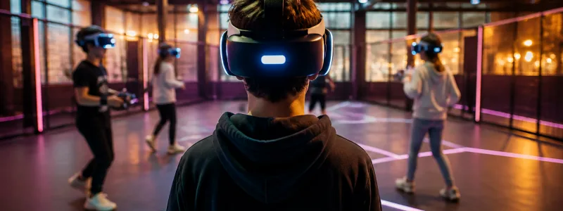 VR-арена с подростком в Санкт-Петербурге